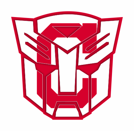 Autobots Cleveland Indians logo vinyl decal